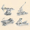 820pcs Dragon Crossbow Puzzle Toys Intelligence Hand Assembly Mechanical Gear Transmission Building Blocks High Difficulty Metal Model
