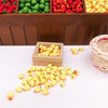 30 PCS / 3 Packs 1:12 Mini Doll House Simulation Peach Kitchen Food Play Accessories Miniature Fruit Decoration