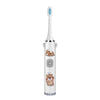 USB Charging Fully Automatic Ultrasonic Cartoon Children Electric Toothbrush, Color: White with 1 Head