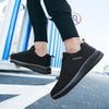 JD-9088 Autumn Fly Woven Soft Bottom Men Leisure Shoes Couple Running Shoes, Size: 39(Black Ash)
