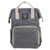 OSOCE Multi-function Mummy Bag Shoulder Large Capacity Storage Maternal and Child Package Light Simple Travel  Bag(Deep Gray)