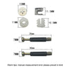 10pcs 35mm 3 In 1 Screw Connector Furniture Link Fixer Closet Eccentric Wheel Nut Connection Fastener