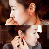 Cute Sweet Fashion Fresh Small Daisy Flower Stud Earrings for Girl, Metal Color:Yellow