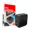 Multi-Function Projection And Charging AC Adapter Base Support Android/PC/Lite For Switch, Specifications:Black+UK Plug