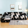 Fabric High Elastic All Inclusive Lazy Sofa Cover, Size: 3 Persons(Time Space Z)