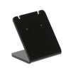 10 Pcs/Set Earrings Shelf Display Stand Holder L Shape Rectangle Acrylic Professional Ear Stud Jewelry Show Bracket Rack Show(Black)