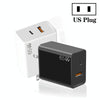 GaN PD48W Type-C PD3.0 + USB3.0 Fast Charger US Plug(White)