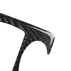 Car Carbon Fiber Glass Lifter Panel Decorative Sticker for Audi TT 8n 8J MK123 TTRS 2008-2014, Right Drive