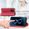 For Asus Zenfone 8 ZS590KS Retro Skin Feel Business Magnetic Horizontal Flip Leather Case with Holder & Card Slots & Wallet & Photo Frame(Red)