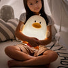 Cartoon Cute Duck Plush Soothing Night Light(Light Yellow)