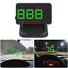 HUD GPS Speedometer: 3.5" Car Head Up Display, Green