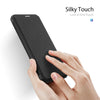 For iPhone XR DUX DUCIS Skin X Series PU + TPU Horizontal Flip Leather Case with Holder & Card Slot(Black)