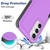 For Samsung Galaxy A35 5G / A55 5G 2 in 1 PC + TPU Phone Case(Purple)