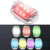 M3 Vibration Sensing Motorcycle Bicycle Aircraft Explosion Lights Cruise Flashing Anti-rear-end Collision Light(7 Color)