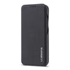 For iPhone 12 mini LC.IMEEKE Hon Ancient Series Horizontal Flip Leather Case with Holder & Card Slot(Black)