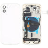 iPhone 12 Back Cover Assembly White - With Side Keys & Wireless Charging