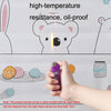 5 PCS Kitchen Cabinet Stove Oil-Proof Self-Adhesive Sticker, Style:Transparent Type(Cute Pet)