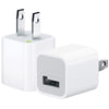5V / 1A (US Plug) USB Charger Adapter For  iPhone, Galaxy, Huawei, Xiaomi, LG, HTC and Other Smart Phones, Rechargeable Devices(White)