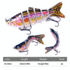 HENGJIA JM061 Multi-segment Fish Bionic Lure Submerged Lures, Size: 10cm 18g(6)
