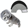 Inflatable Pet Collar, Grey XL, Anti-Bite & Licking, Recovery Cone