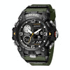 SMAEL 8055 Large Dial Sports Outdoor Waterproof Luminous Multifunctional Electronic Watch(Army Green)