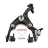 Meroca Bicycle Aluminum Alloy C Brake, Color: Black Front+Rear