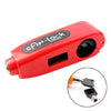 Motorcycles Handle Anti-theft Lock Horn Lock (Red)