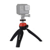 PULUZ Pocket Mini Tripod Mount with 360 Degree Ball Head & Phone Clamp for Smartphones(Red)