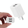 Mini Dual Port USB Charger with USB to 8 Pin Data Cable, AU Plug