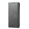 For Samsung Galaxy A50 Calf Texture Magnetic Horizontal Flip Leather Case with Holder & Card Slots & Wallet(Black)