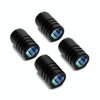 Aluminum Alloy Car Tire Decorative Valve Cap(Black)
