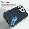 For iPhone 15 Pro Max Carbon Fiber Series IMD Phone Case(Blue)