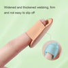 20 PCS Dark Skin-color Mini Leather Wet and Dry Makeup Finger Puff