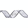 5m Halloween Decoration Gold-stamped Cartoon DIY Bow Ribbon(Silver Skeleton)