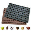 94-Cavity Sport Balls Silicone Molds For Making Fondant Cake Chocolate Candy Cookie Treat(Black)