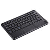 Mini Bluetooth Wireless Keyboard with Touch Panel, Compatible with All Android & Windows 7 inch Tablets with Bluetooth Functions(Black)