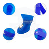 Silicone Dog Rain Boots, XL (Yellow) - Waterproof & Non-Slip
