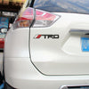 Car TRD Pattern Metal Personalized Decorative Stickers, Size: 14.8x2.8x0.3cm (Black)