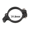FMFXTR Bike Front Derailleur Clamp Straight Lock Turn to Clamp Converting Seat(Black 31.8mm)