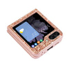 For Samsung Galaxy Z Flip6 Glitter Powder Shockproof TPU Phone Case(Black)