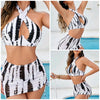 Sexy Three-piece Split Bikini Women Swimsuit, Size:M(As Show)
