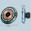 For iPhone Magsafe Magnetic Car Wireless Charger Phone Holder Light Emitting Wireless Charger, Style:  Pickup RGB Light
