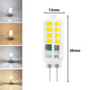 G4 AC/DC12V 3W Flicker-free Replacement LED Halogen Lamp Beads, Light Color: Natural White(Transparent Cover)