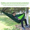 AOTU AT6730 Outdoor Camping Nylon Cloth Mosquito Repellent Hammock(Blue)