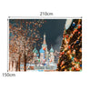2.1m X 1.5m Christmas Photo Background Cloth Party Decoration Props(040)