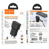 hoco AC24 Mini PD25W QC3.0 Universal Travel Charger(Black)