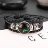 Twelve Constellations Multilayer Beaded Cowhide Bracelet, Style: Sagittarius Ordinary