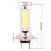 2PCS H7 1250LM 20W + 5W 5 x COB LED White Light Car Front Fog Lamp Bulb, DC 12V