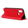 For Alcatel 3X 2020 Magnetic Crazy Horse Texture Horizontal Flip Leather Case with Holder & Card Slots & Wallet(Red)
