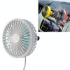 F829 Portable Car Air Outlet Electric Cooling Fan with LED Light(White)
